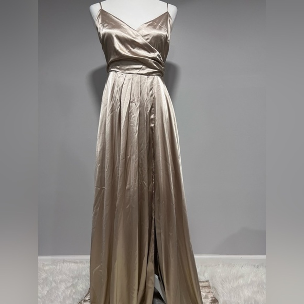Silk long dress